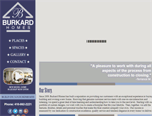 Tablet Screenshot of burkardhomes.com